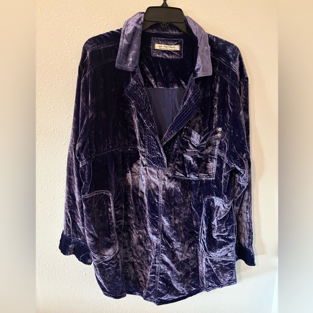 We The Free Peyton Velvet Pullover